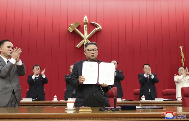 North Korea's Kim vows to be ready for confrontation with US