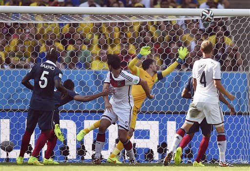 Germany beats France 1-0, reaches World Cup semis