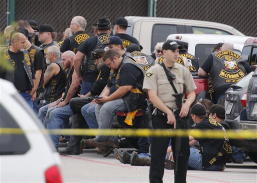 Bikers, others flee gunfire in Waco restaurant video