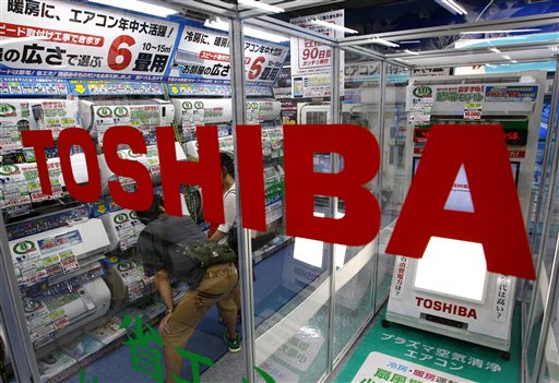 CEO of Japan's Toshiba resigns over doctored books