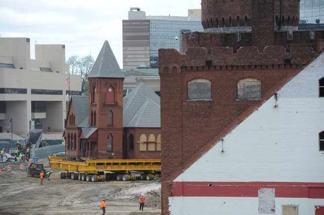 Massachusetts church being moved to make way for casino