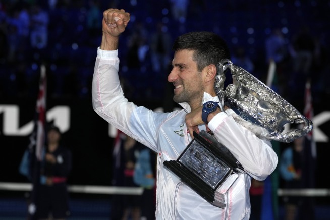 Djokovic beats Tsitsipas for 10th Australian Open, 22nd Slam