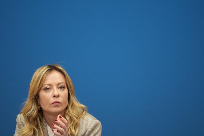 Church and state in Italy are investigating the appearance of a cherub resembling Meloni