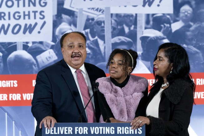 On MLK Day, King III implores Senate to act on voting rights