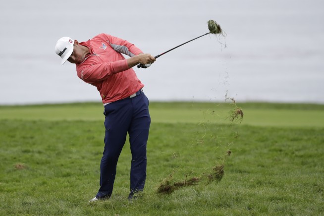 Woodland denies history with US Open title at Pebble Beach