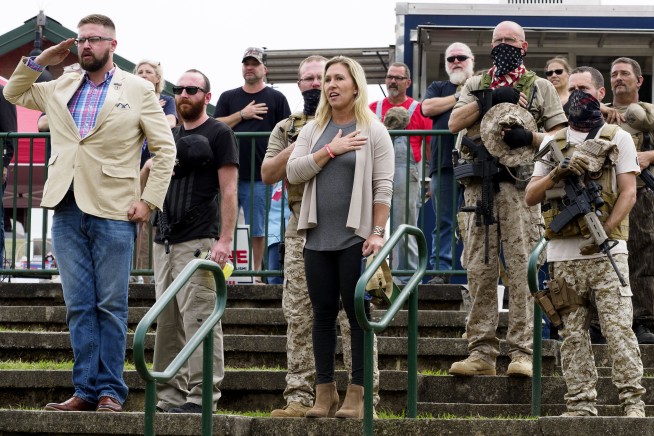 Georgia Republican who supports QAnon wins US House seat