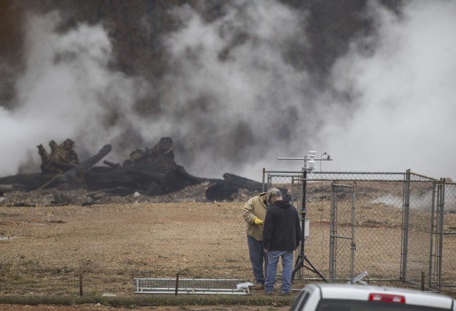 Underground fire at Arkansas dump raises health concerns