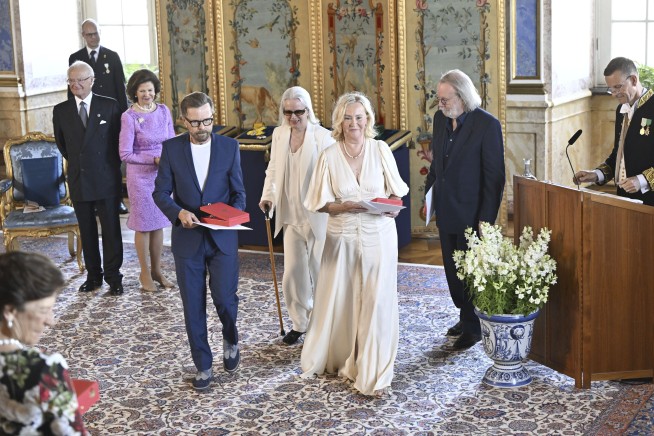 ABBA get a prestigious Swedish knighthood for their pop career that started at Eurovision
