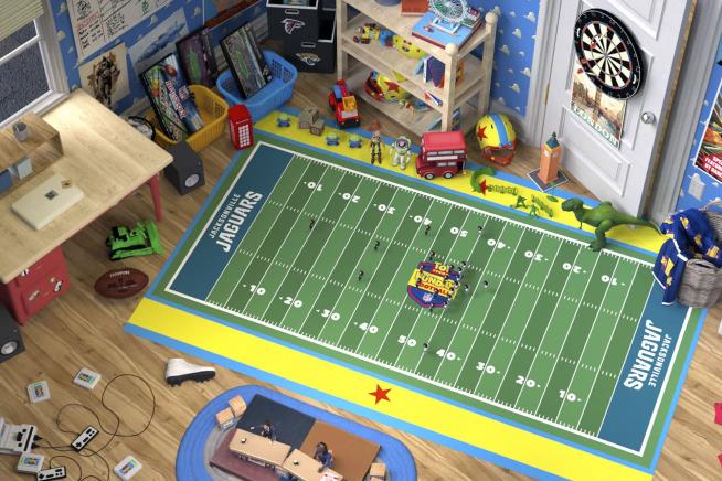 Toy Story' Meets ESPN: NFL Game Uses Woody, Buzz for Views