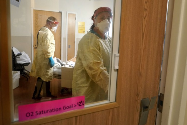 Health officials let COVID-infected staff stay on the job