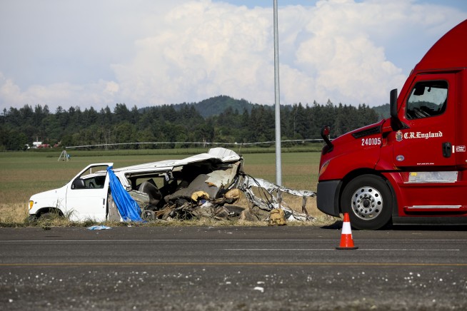 Truck driver in crash that killed 7 farmworkers in Oregon is sentenced to 48 years