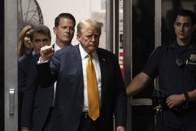 The Latest | Judge excuses jurors, ending first day of deliberations in Trump's criminal trial