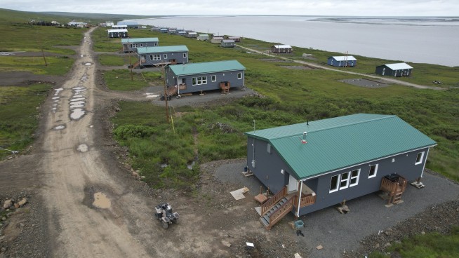 Climate change destroyed an Alaska village. Its residents are starting over in a new town