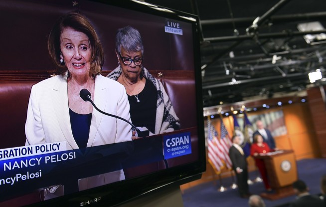 Pelosi stages 8-hour speech to push for vote for 'dreamers'