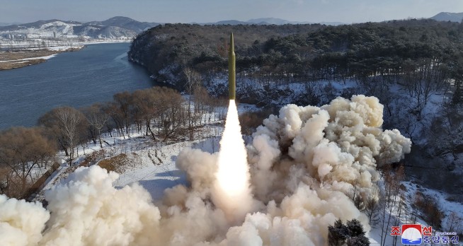 North Korea says it tested a solid-fuel missile tipped with a hypersonic weapon