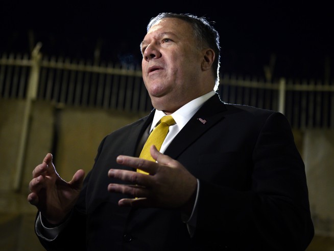 Pompeo repudiates Obama Mideast policy, takes aim at Iran