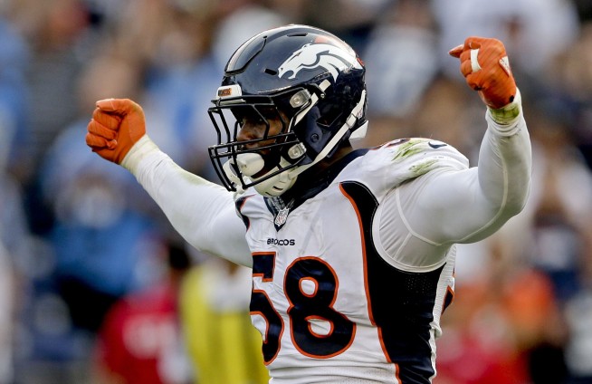 NFL star Von Miller has COVID-19, is in good spirits