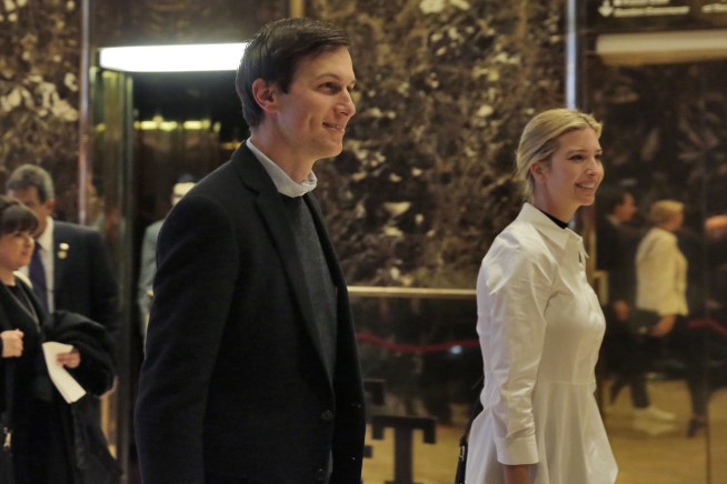 Line between transition, company blurred by Trump children