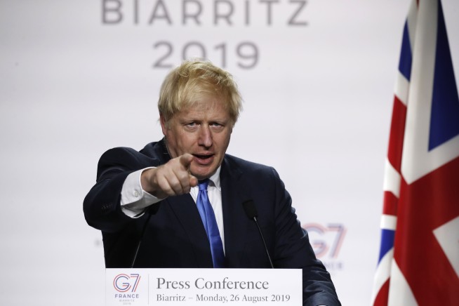The Latest: Johnson to suspend UK parl't before Brexit date