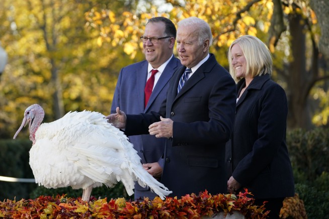 Biden says pardoned turkeys will get ‘boosted,’ not ‘basted’