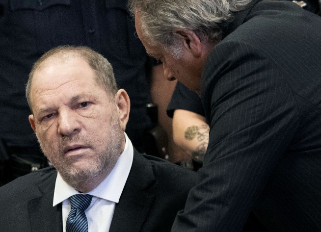 The Latest: NYPD detective's role cited in Weinstein case