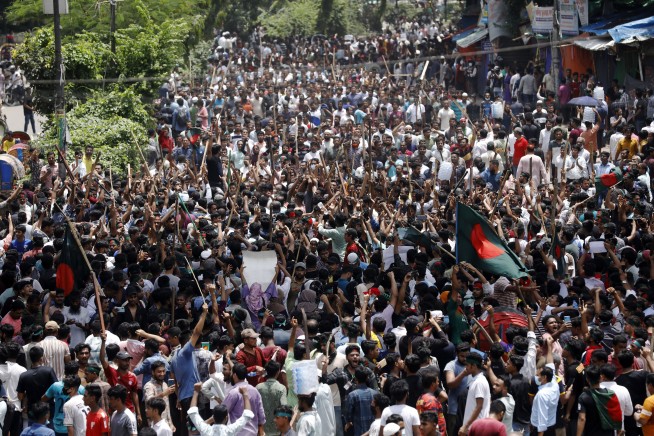 Renewed anti-government protests leave nearly 100 dead, hundreds more injured in Bangladesh