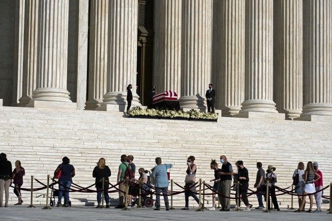 Justice Ginsburg buried at Arlington in private ceremony