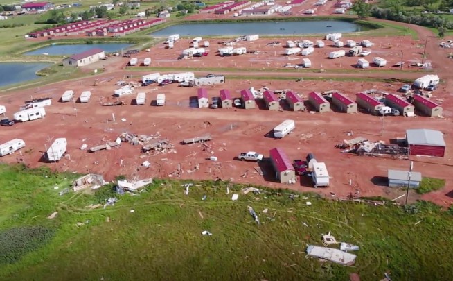 Baby killed, dozens hurt when tornado hits North Dakota city