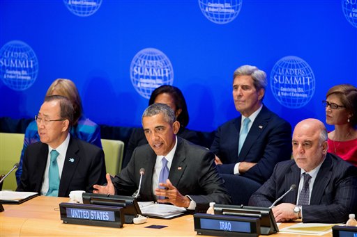 The Latest: NATO chief urges positive Russian role in Syria