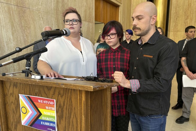 A trial is underway on North Dakota's ban on gender-affirming care for kids