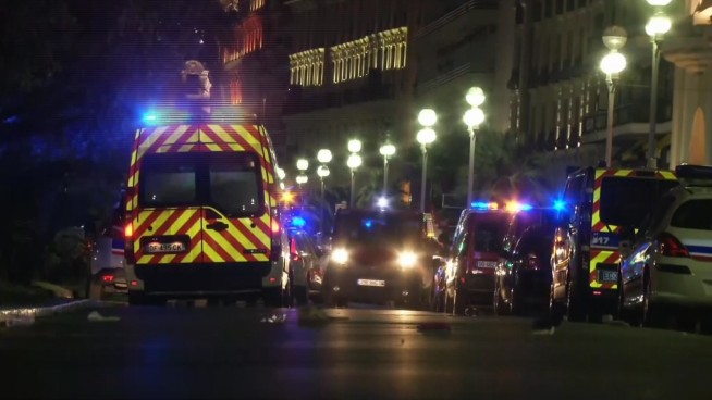 Truck slams into revelers in Nice, at least 77 dead