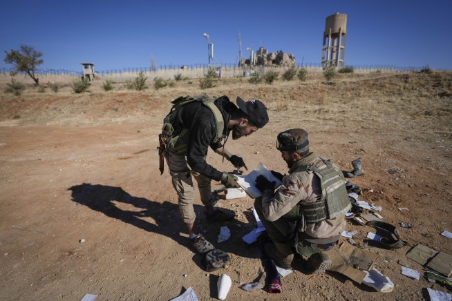 Syrian rebels free prisoners from Assad's notorious dungeons who celebrate in Damascus streets