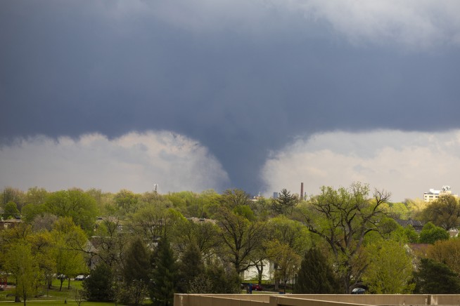 Residents begin going through the rubble after tornadoes hammer parts of Nebraska and Iowa