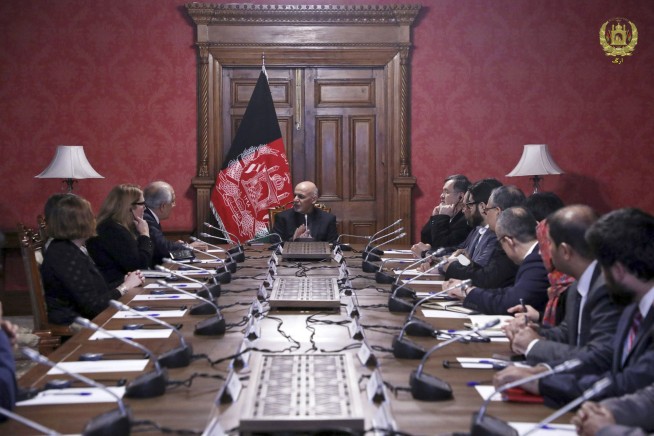 President Ghani assures Afghans as US envoy reports progress