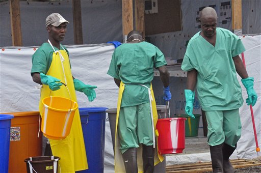Liberia president declares Ebola curfew