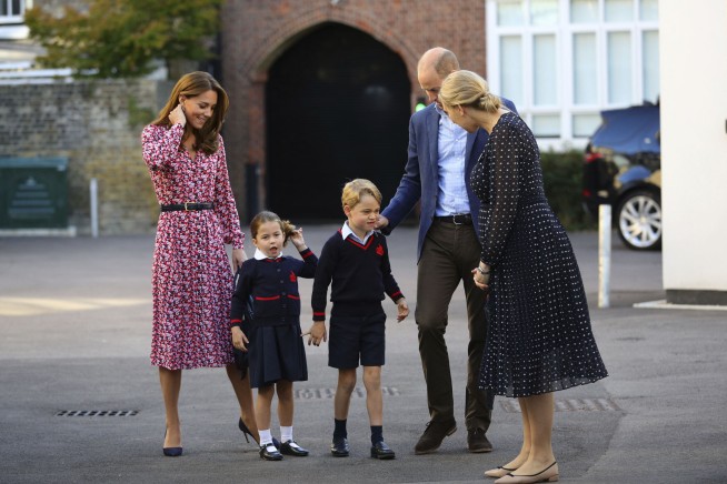 First day of school for 4-year-old UK Princess Charlotte