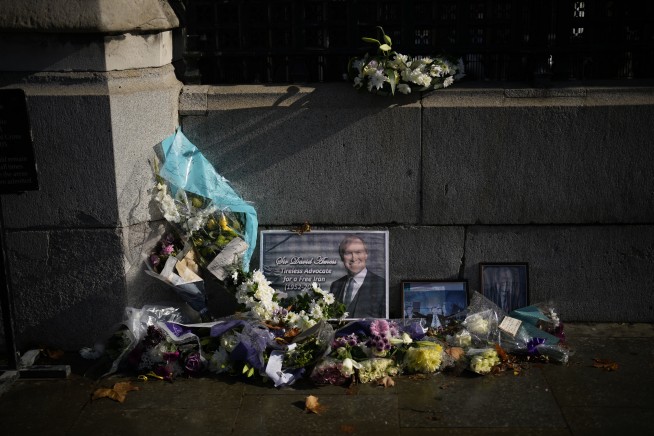 UK police charge 25-year-old man with lawmaker's murder