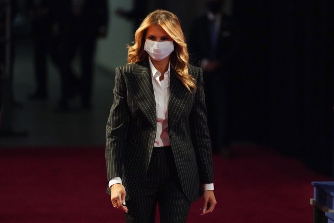 Melania Trump nixes campaign trip due to cough from COVID