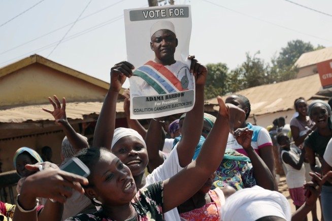 Gambian official: Opposition candidate Barrow wins election