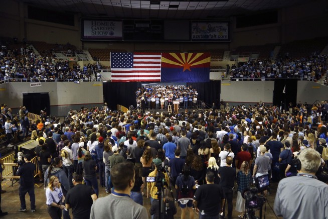 Jewish groups condemn Nazi flag display at Sanders rally