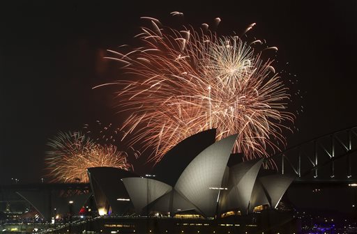 Beach parties, fireworks: World rings in new year