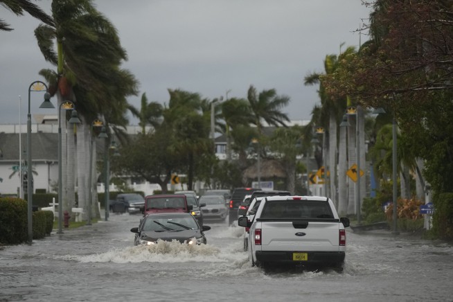 Tropical Depression Nicole moves through Georgia