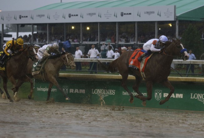 Justify wins sloppy Kentucky Derby, Baffert takes 5th title