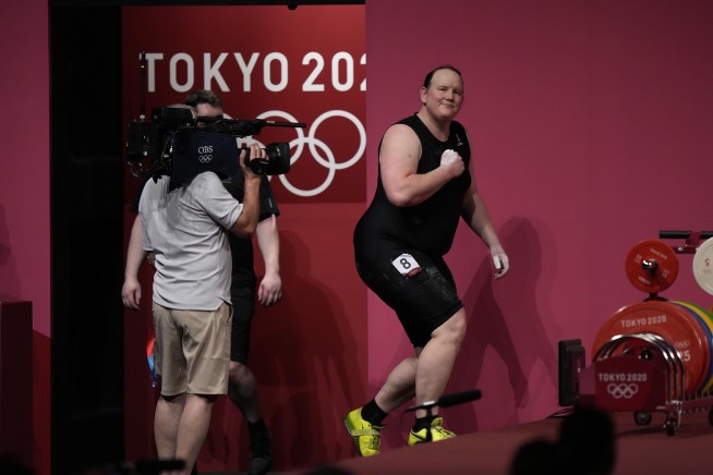Transgender weightlifter Hubbard makes history at Olympics