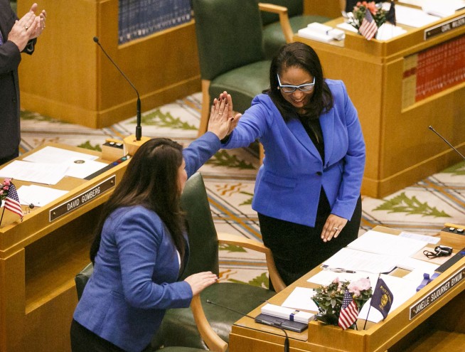 Black Oregon lawmaker: Police called as she knocked on doors