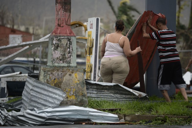 The Latest: Maria moving north of Dominican Republic