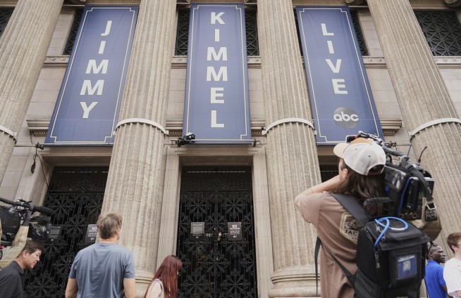 ABC suspends Jimmy Kimmel's late-night show indefinitely over his remarks about Charlie Kirk’s death