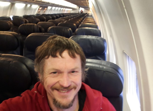 Lithuanian man flies alone on huge plane to Italy