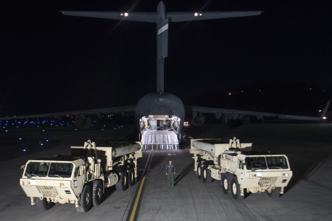 US moves parts of controversial missile defense to SKorea