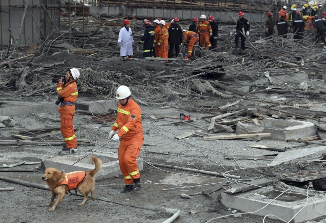 At least 67 killed in east China scaffolding collapse